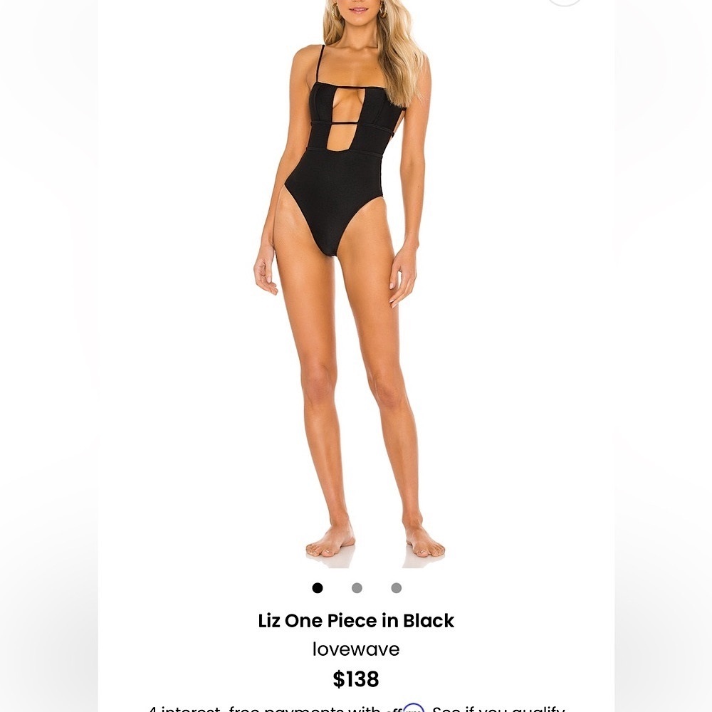 Liz One Piece Swimsuit - Black